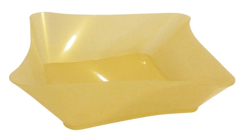 Wavy quadrilateral bowl with or without cap 1.600cc