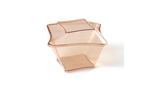 Cap for wavy quadrilateral bowl 200cc